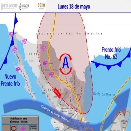 Clima hoy para Cancún y Quintana Roo 18 de mayo de 2020