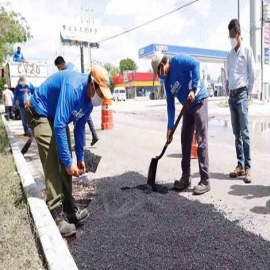 Intensifican trabajos de bacheo en Mérida ante daños a la carpeta asfáltica por lluvias
