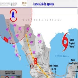 Clima hoy para Cancún y Quintana Roo 24 de agosto de 2020