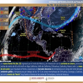 Clima hoy para Cancún y Quintana Roo 23 de diciembre de 2020