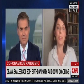 Reportera del NYT justificó la fiesta de Obama al calificar a sus invitados como una «multitud elegante» y «vacunada»