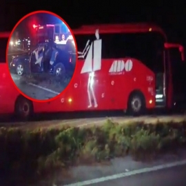 Dos mujeres pierden la vida tras ser impactadas por un autobús en la Mérida-Cancún