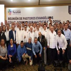 Líderes evangélicos en Yucatán respaldan trabajo del Gobernador Mauricio Vila Dosal