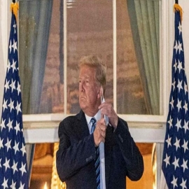 Covid, "una bendición de Dios": Trump regalará su cóctel experimental