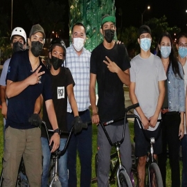 El alcalde Renán Barrera inauguró el Parque de Deportes Extremos, espacio de sano esparcimiento, seguro y recreativo