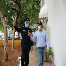 Con los recursos a su alcance, el Ayuntamiento redobla esfuerzos para mantener a Mérida como referente en seguridad, afirma el alcalde Renán Barrera