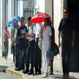 Calor y nublados dispersos para este martes en Yucatán