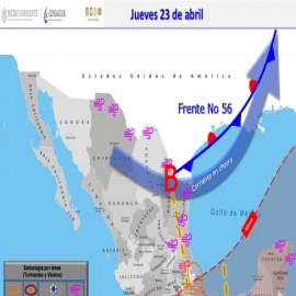 Clima hoy para Cancún y Quintana Roo 23 de abril de 2020