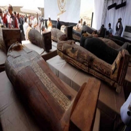 Egipto abre 59 sarcófagos de más de 2 mil 600 años con momias intactas
