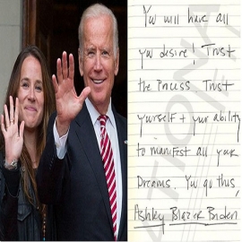 Fuente exclusiva: El diario de la hija de Biden detalla las duchas "no apropiadas" con Joe de niño