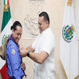 Renán Barrera reconoce el compromiso escultista para construir un municipio con justicia social