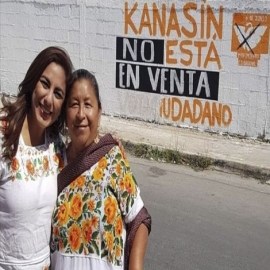 Zacil Moguel, candidata a diputada del sexto distrito, denuncia posible compra de votos