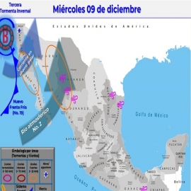 Clima hoy para Cancún y Quintana Roo 9 de diciembre de 2020
