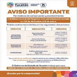 Registro Civil abre dos nuevas oficialías y extiende horario de atención en el Edificio Administrativo “Siglo XXI