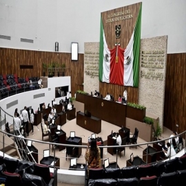 Por iniciar nueva legislatura con diputados recién electos en Yucatán