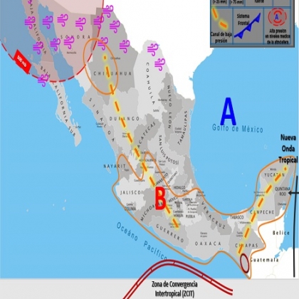 Clima hoy para Cancún y Quintana Roo 5 de agosto de 2020