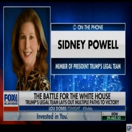 ¡AUGE! El abogado Sidney Powell confirma que "escuché que fueron nuestras fuerzas" quienes confiscaron los servidores Scytl en Alemania (audio)