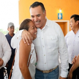 Renán Barrera afirma en el oriente del estado que lo importante es cuidar a Yucatán
