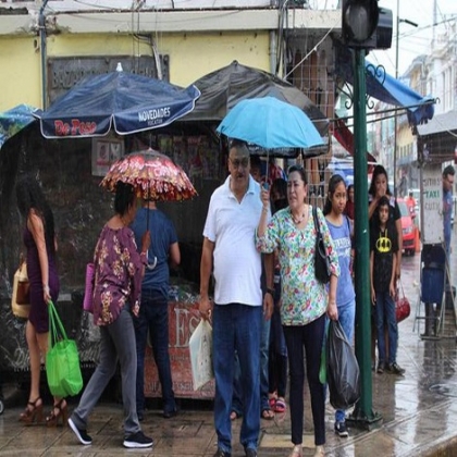 Intervalos de chubascos para este miércoles en Yucatán