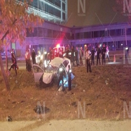 Pareja sufre fatal accidente en el Periférico de Mérida