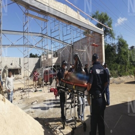 Yucatán: Trabajador se electrocuta y cae desde una altura de cinco metros
