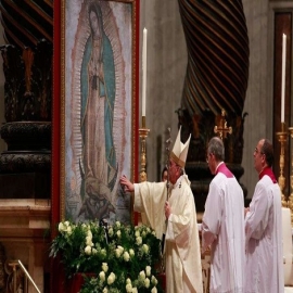 Papa Francisco celebrará Misa por la fiesta de la Virgen de Guadalupe
