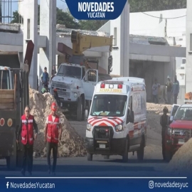 Trabajador se accidenta de gravedad en obras del Parque Kukulcán
