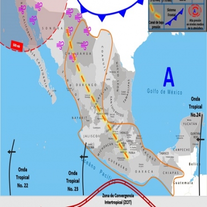 Clima hoy para Cancún y Quintana Roo 31 de julio de 2020