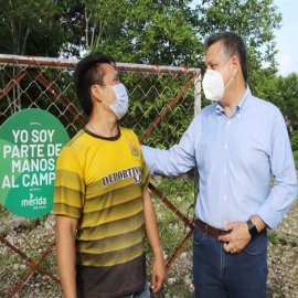 Con el programa “Manos al Campo” del Ayuntamiento de Mérida productores rurales reciben apoyo sin poner en riesgo su patrimonio familiar