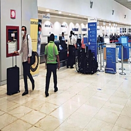 Poco a poco se reactivan los vuelos en el Aeropuerto de Mérida