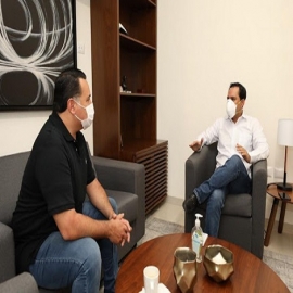 El Gobernador Mauricio Vila Dosal y el alcalde de Mérida, Renán Barrera Concha trabajan en conjunto para impulsar la reactivación económica de la capital yucateca