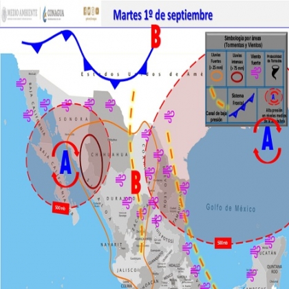 Clima hoy para Cancún y Quintana Roo 1 de septiembre de 2020