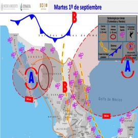 Clima hoy para Cancún y Quintana Roo 1 de septiembre de 2020