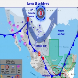Clima hoy para Cancún y Quintana Roo 18 de febrero de 2021