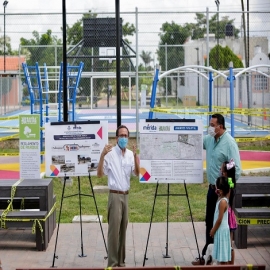 Con más espacios públicos incluyentes y armónicos con la naturaleza, autoridades y ciudadanos siguen impulsando una Mérida de Diez, afirma el alcalde Renán Barrera