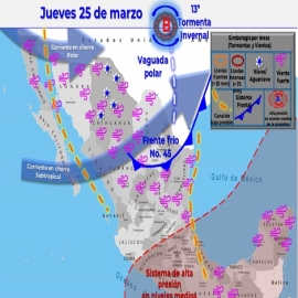 Clima hoy para Cancún y Quintana Roo 25 de marzo de 2021