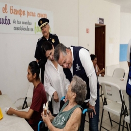 El Alcalde Alejandro Ruz Castro supervisa las acciones ante el paso de la tormenta tropical Beryl