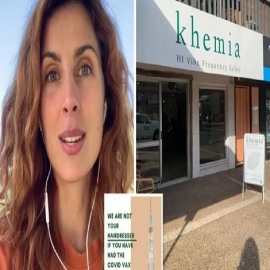 Una peluquería rechaza a los clientes que se han vacunado contra el virus Covid