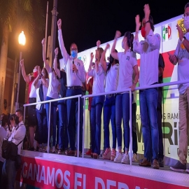 Ramírez Marín gana el debate del IEPAC con las mejores propuestas.
