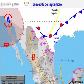 Clima hoy para Cancún y Quintana Roo 3 de septiembre de 2020