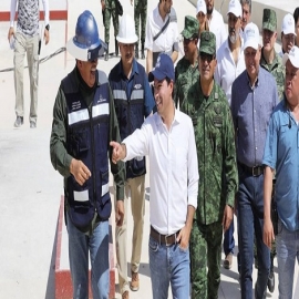 El Gobernador Mauricio Vila Dosal visitó el Gran Parque de La Plancha donde observó los avances de la importante obra