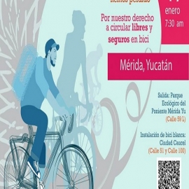 Convocan a Rodada Nacional a través de redes sociales para exigir Justicia para Jacinto, quien murió atropellado en Ciudad Caucel, en Mérida por un conductor borracho