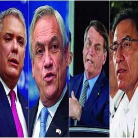 Presidentes de derecha rebasan a AMLO por la izquierda