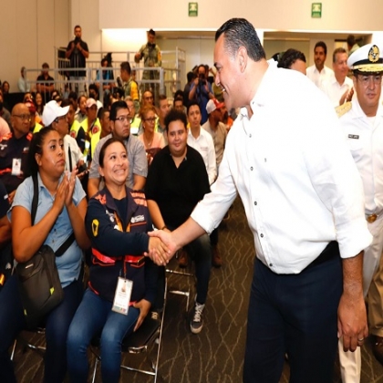Renán Barrera fomenta la cultura de la prevención en el Municipio
