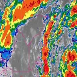 Baja presión frente a costas de Q. Roo a 90% de probabilidad de convertirse en ciclón