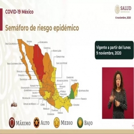 ¿En qué nivel del semáforo COVID estará mi estado para las siguientes dos semanas?