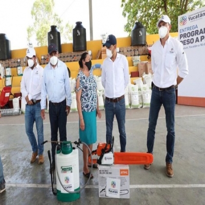 Apoyos para el campo llegan a tiempo y representan un gran alivio, destacan productores yucatecos