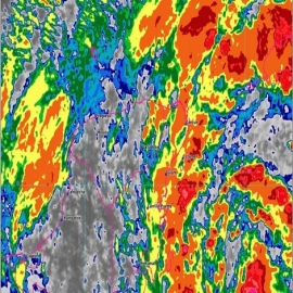 Llaman a extremar precauciones por fuertes lluvias