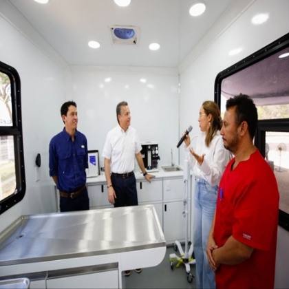 Ante un golpe de calor, los Módulos de Salud garantizan la atención en colonias y comisarías.