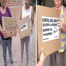 Con despensas, narcos ‘pelean’ plazas en medio de la pandemia